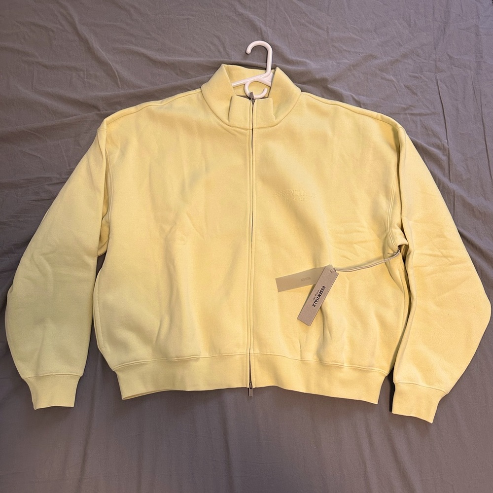 Fear of God Essentials Full-zip Jacket- NWT (Canary)(XL)